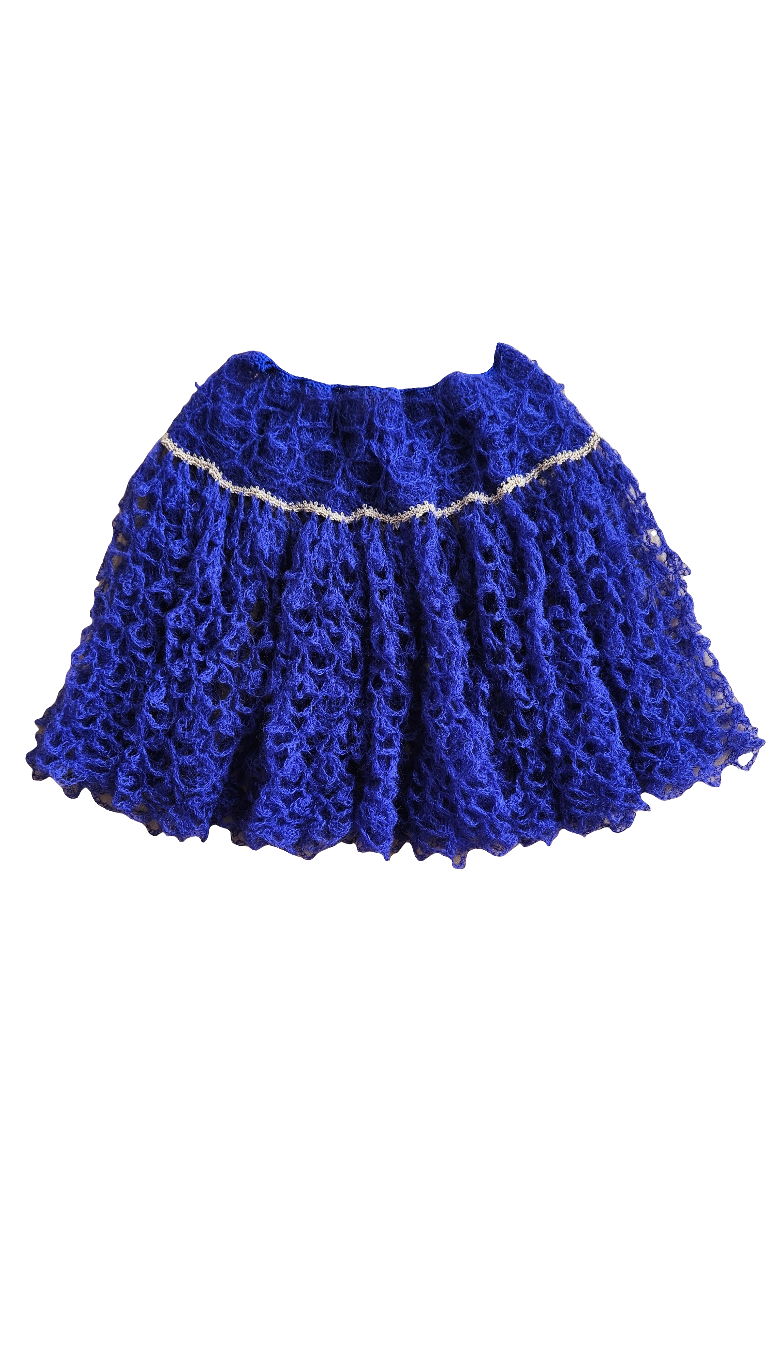 deep blue mohair