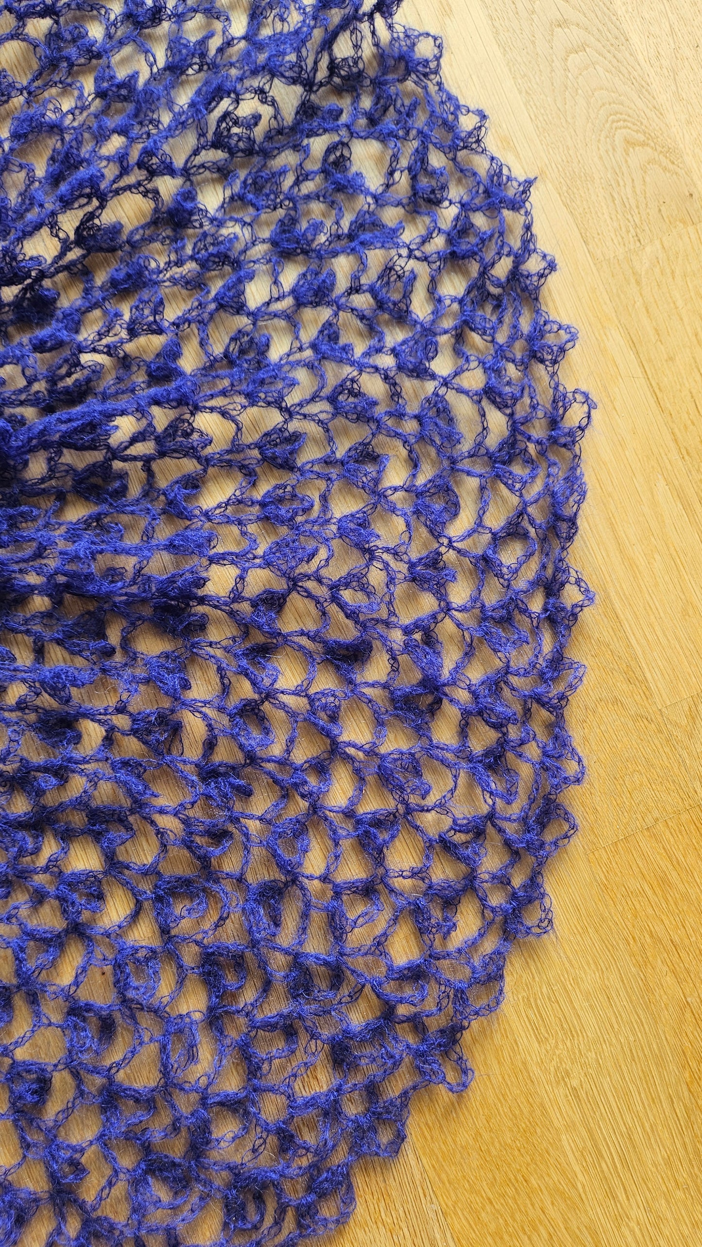 deep blue mohair